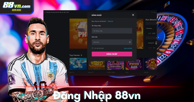 Đăng nhập 88vn trên website với 4 bước dễ hiểu